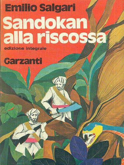 Sandokan alla riscossa - Emilio Salgari - copertina