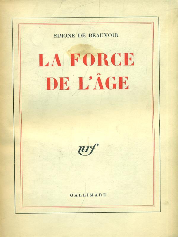 La force de l'age