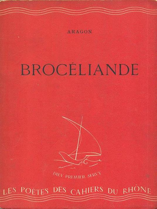 Brocéliande - Louis Aragon - copertina