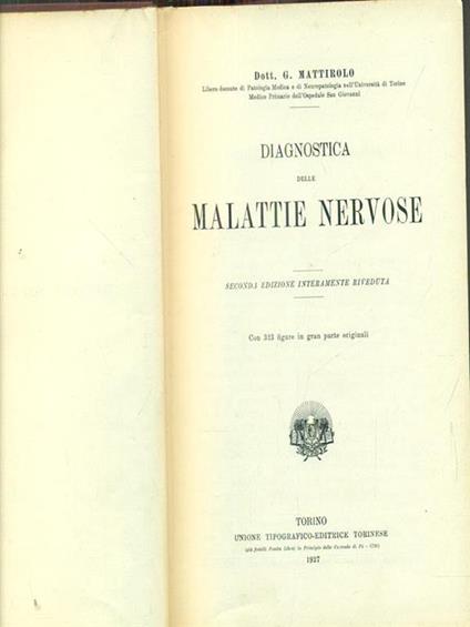 Diagnostica delle malattie nervose - copertina