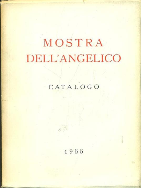 Catalogo della Mostra dell'Angelico-1955 - copertina