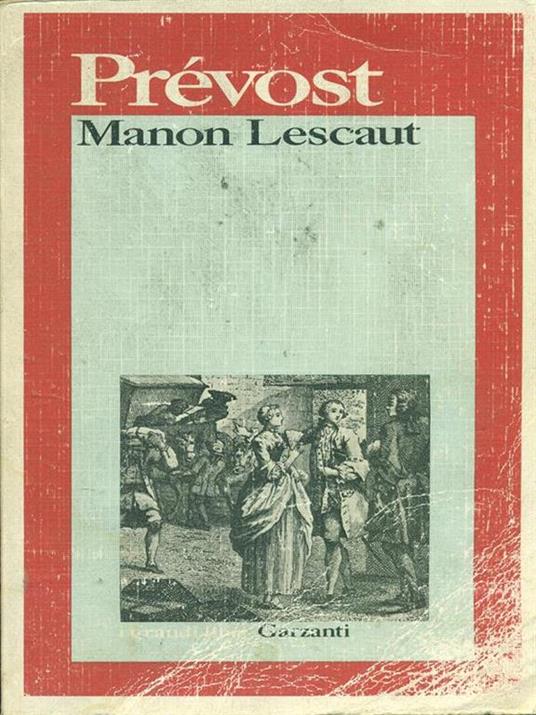 Manon Lescaut - Antoine-François Prévost - copertina
