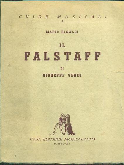 Il falstaff - Mario Rinaldi - copertina