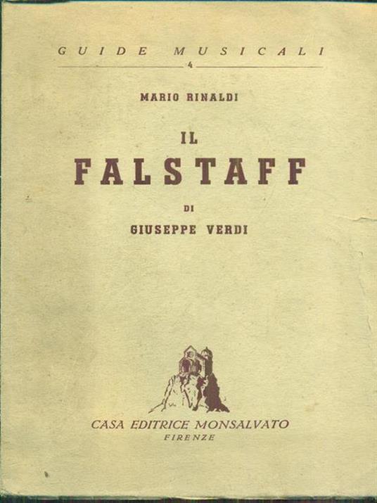 Il falstaff - Mario Rinaldi - copertina