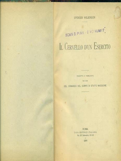 Il cervello d'un esercito - Spenser Wilkinson - 3