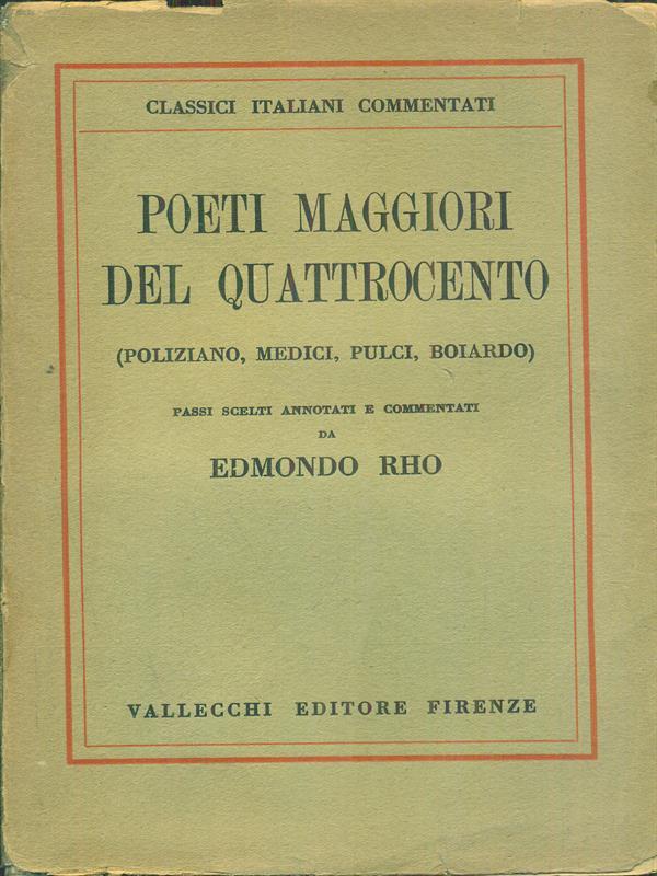 Poeti maggiori del quattrocento