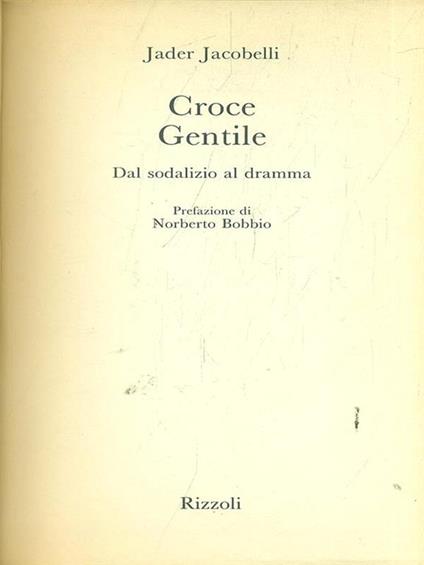 Croce Gentile - Jader Jacobelli - copertina