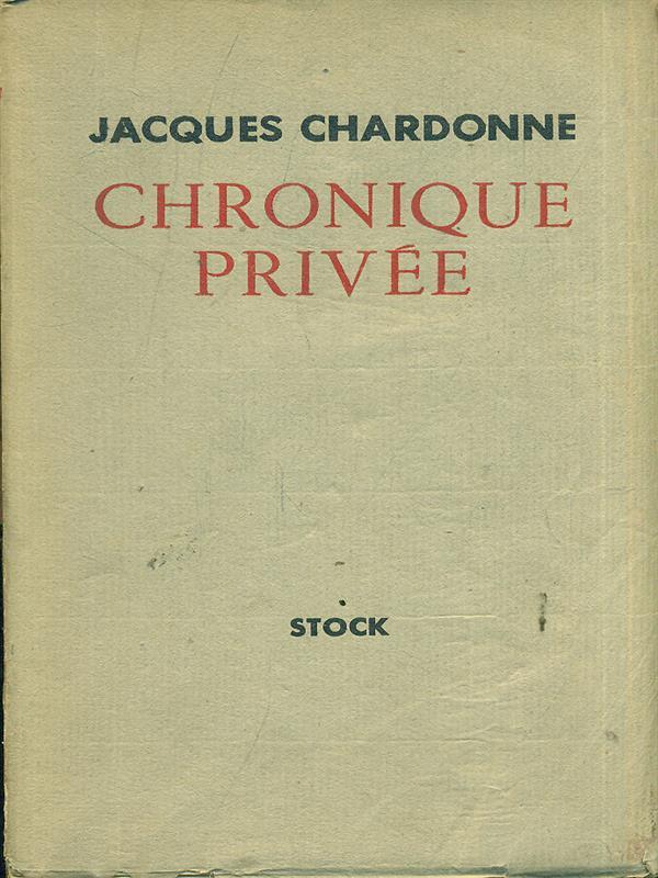 Chronique privee