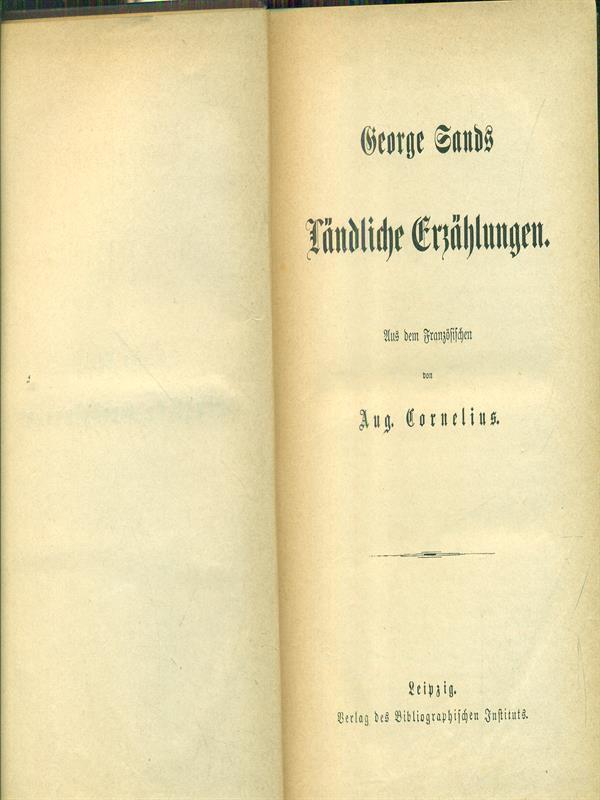 Landliche Erzahlungen