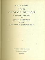 Epitaph for George Dillon