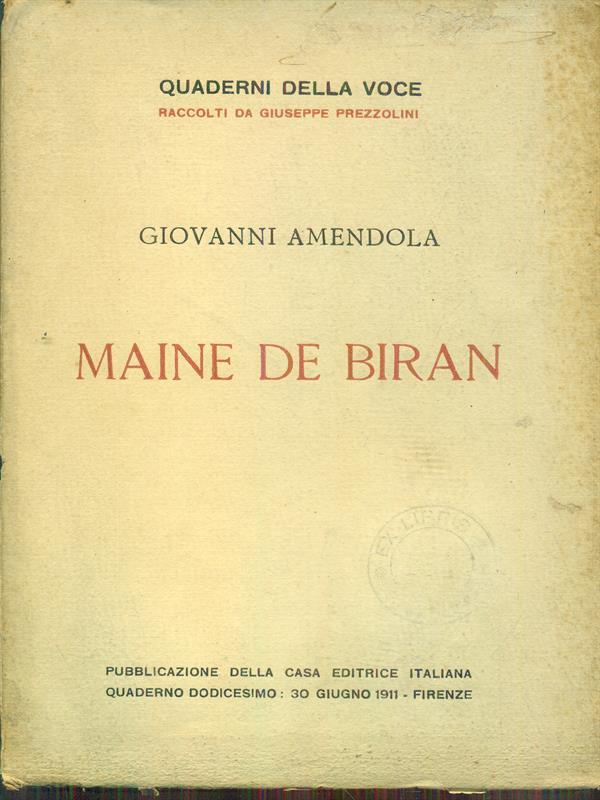 Maine de biran