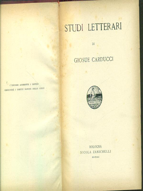 Studi letterari