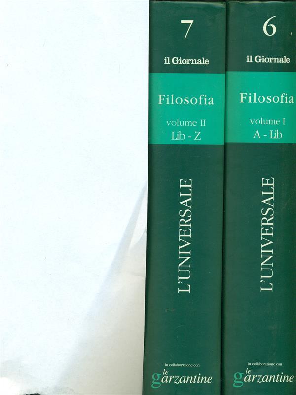 L' Universale 6-7 Filosofia