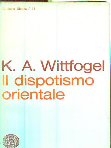 Il dispotismo orientale 1 - copertina