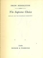 The Supreme Choice