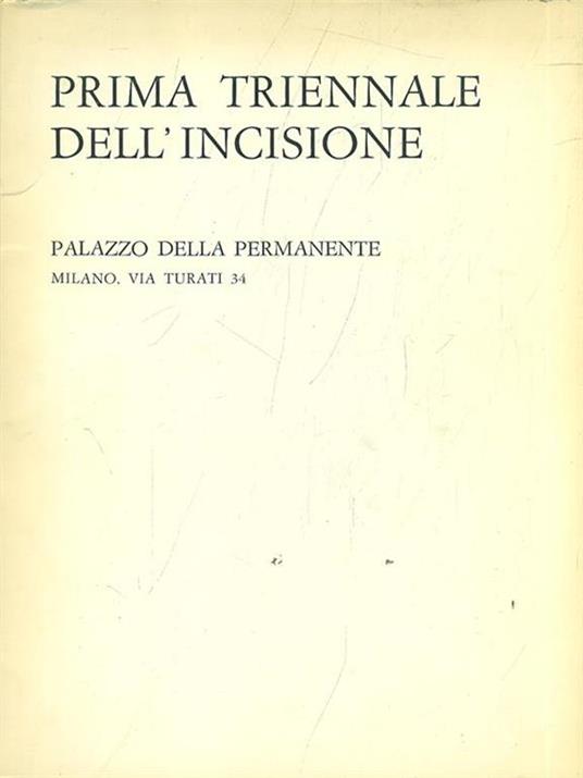 1969 Prima triennale dell'incisone - copertina