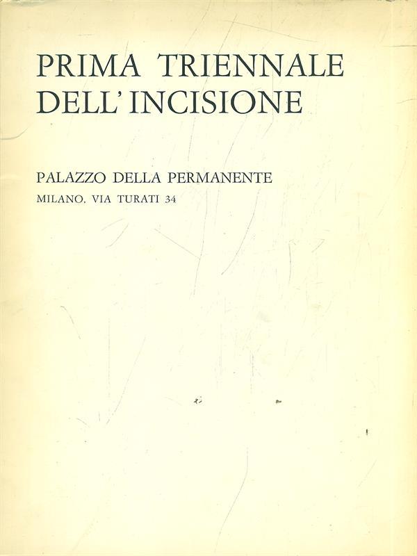 1969 Prima triennale dell'incisone