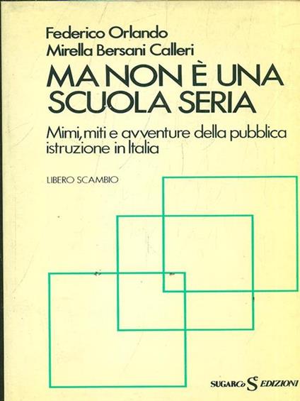 Ma non é una scuola seria - copertina