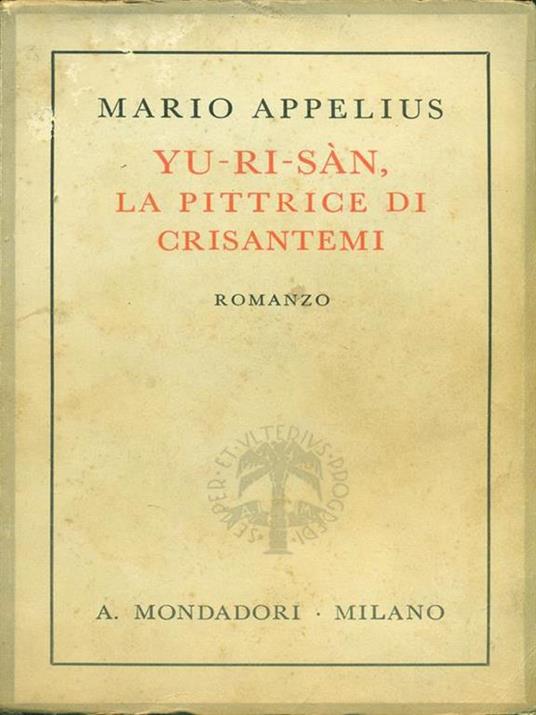 Yu-ri-san La pittrice di crisantemi - Mario Appelius - copertina