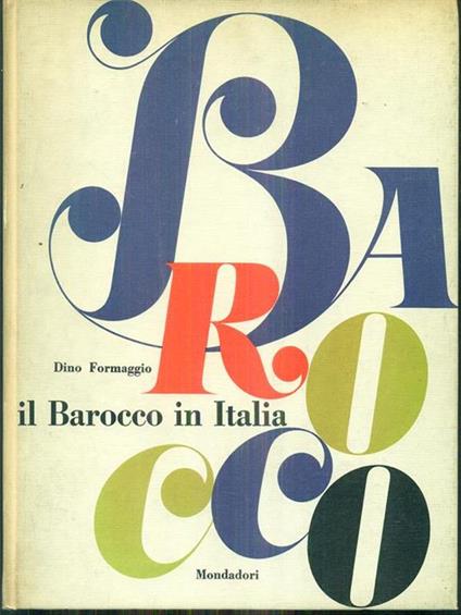 Il barocco in Italia - Dino Formaggio - copertina