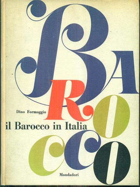 Il barocco in Italia - Dino Formaggio - copertina