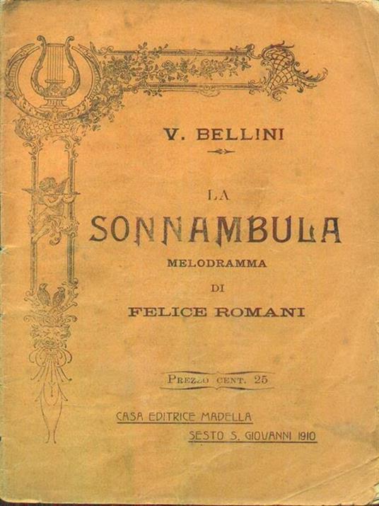 La sonnambula - copertina