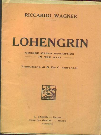 Lohengrin - Richard Wagner - copertina
