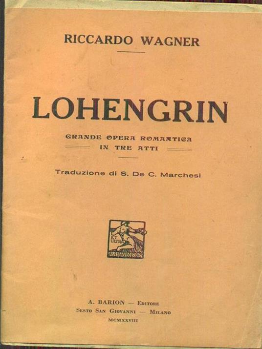 Lohengrin - Richard Wagner - copertina