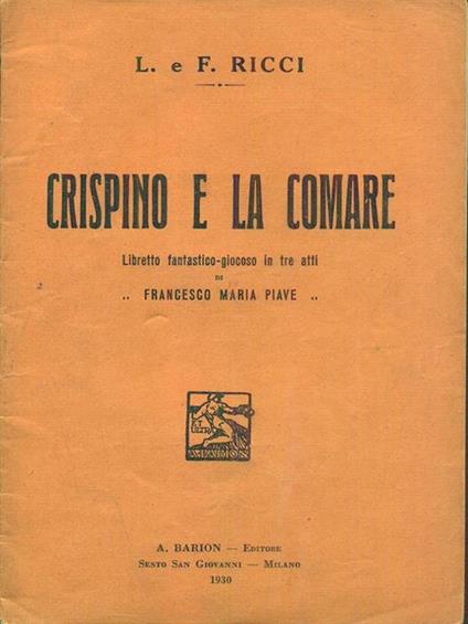 Crispino e la comare - copertina