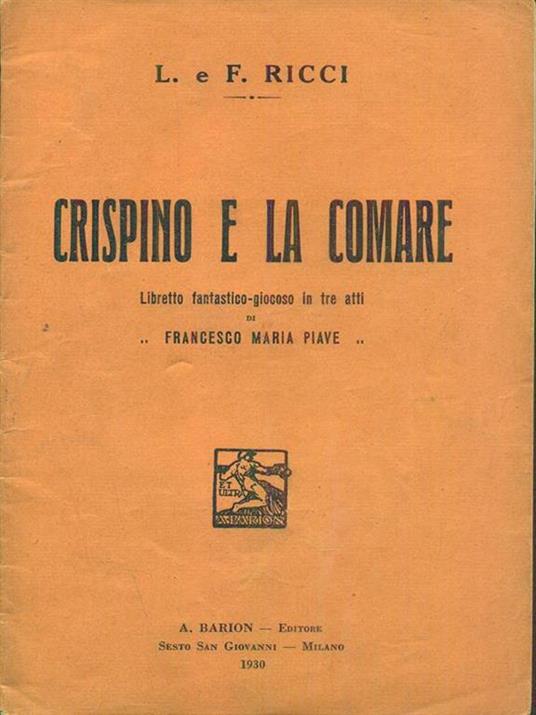 Crispino e la comare - copertina