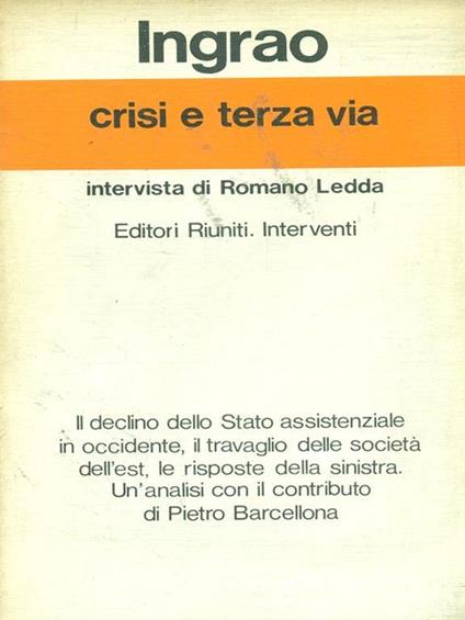 Crisi e terza via - copertina