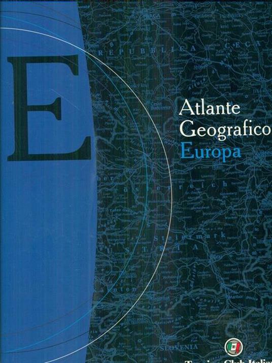 Atlante geografico Europa - copertina