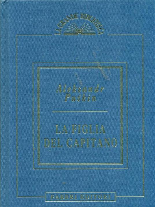 La figlia del capitano - Aleksandr Puskin - copertina