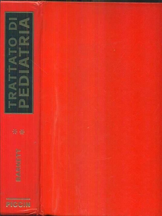 Trattato di pediatria - copertina