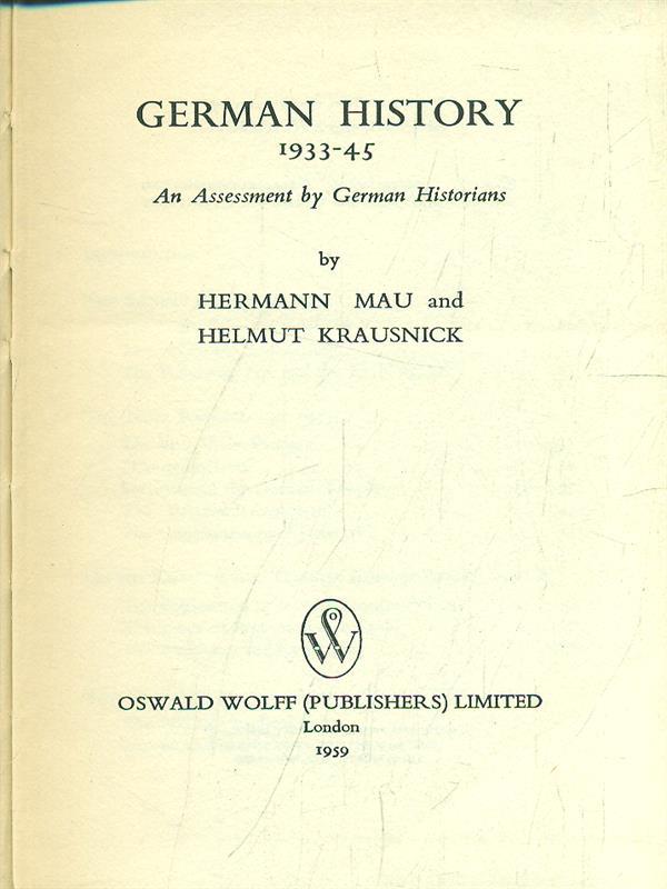 German History 1933-45