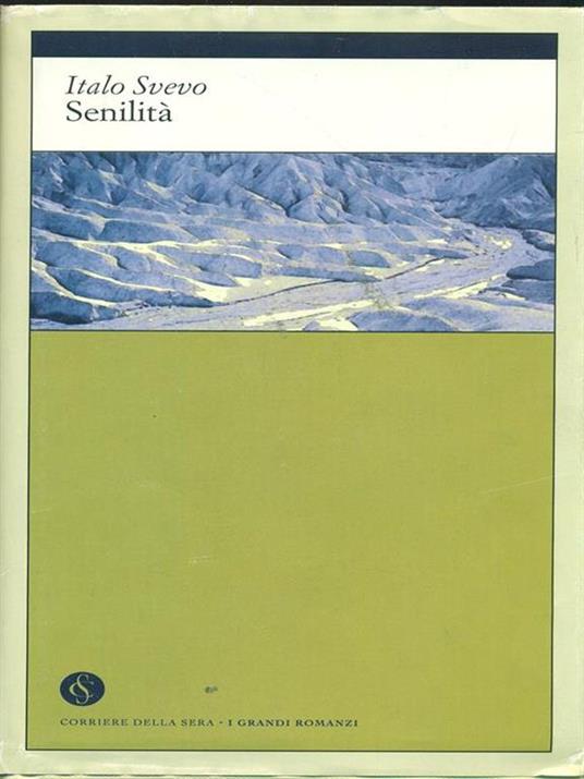 Senilità - Italo Svevo - copertina