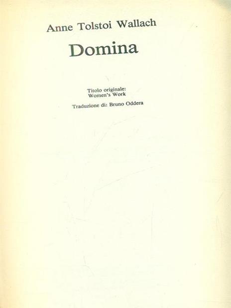 Domina - Anne Tolstoi Wallach - 3