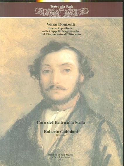 Verso Donizetti - Coro del teatro alla scala - Roberto Gabbiani direttore - copertina