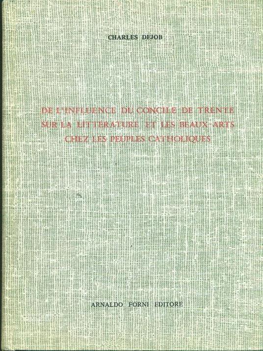 De l'influence du Concile de Trente - copertina