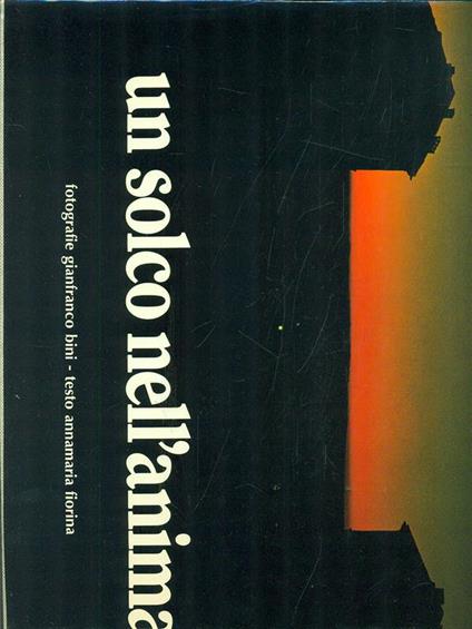 Un solco nell'anima - gianfranco Bini - copertina
