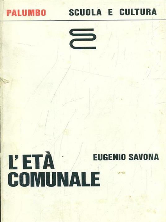 L' età comunale - Eugenio Savona - copertina