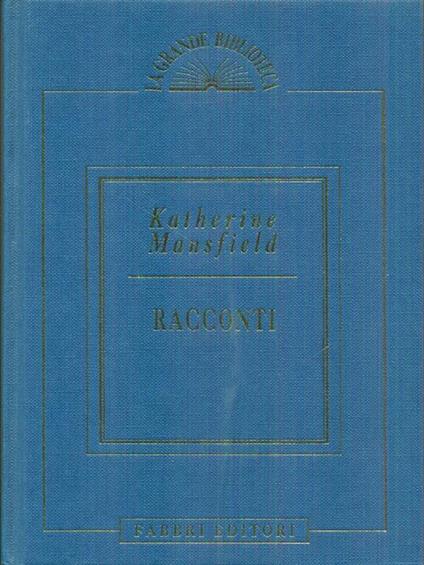 Racconti - Katherine Mansfield - copertina