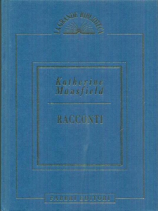 Racconti - Katherine Mansfield - copertina