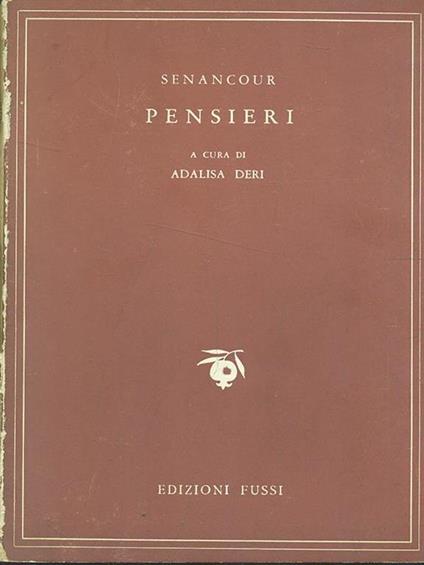 Pensieri - copertina