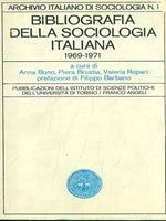 Bibliografia della sociologia italiana 1969-1971