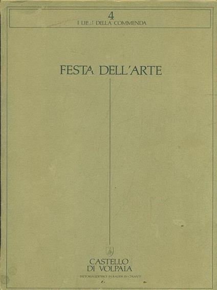 Festa dell'arte - copertina