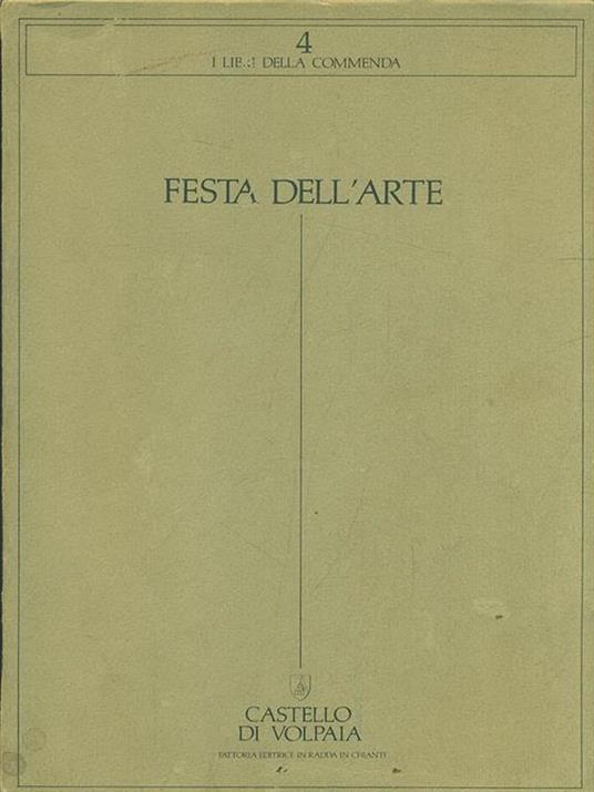 Festa dell'arte - copertina