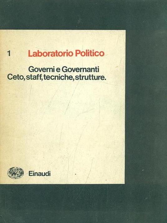 Laboratorio Politico 1 - copertina