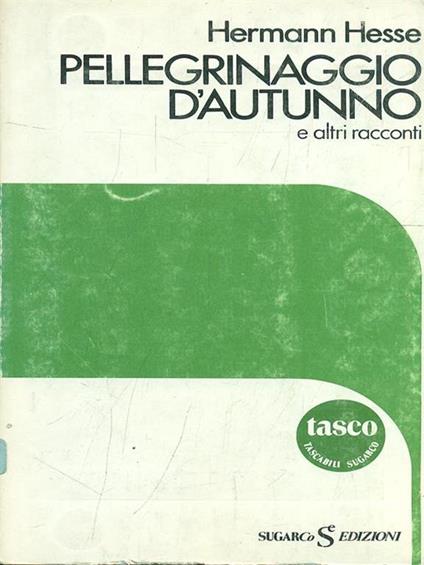 Pellegrinaggio d'autunno - Hermann Hesse - copertina