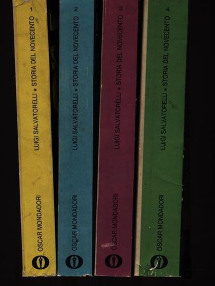Storia del 900 - 4 Volumi - Luigi Salvatorelli - copertina